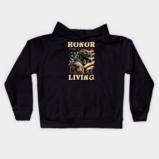 Honor The Fallen Thank The Living Kids Hoodie